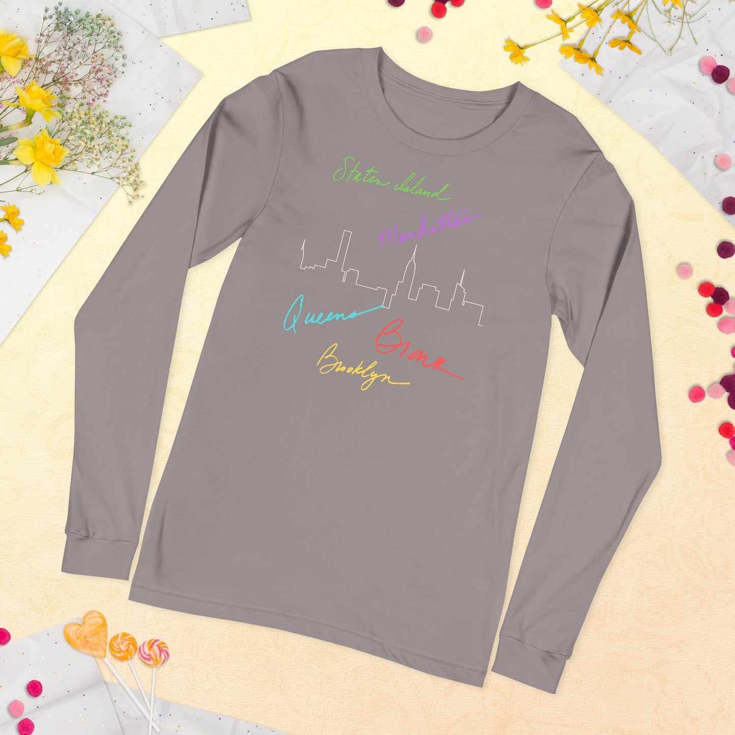 New York Burroughs Unisex Long Sleeve Tee