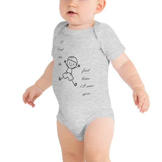 I loved you (Boy's) onesie